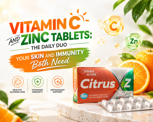 Vitamin C and Zinc Tablets: The Daily Duo Your Skin and Immunity Both Need - Citrus Z Tablets