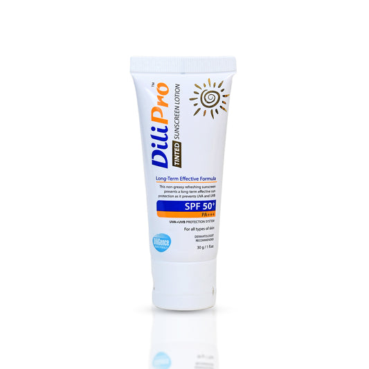 TINTED Sunscreen Lotion SPF50+ - Best tinted Sunscreen in pakistan