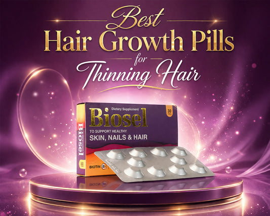 Best Hair Growth Pills for Thinning Hair - Biosel Tablet