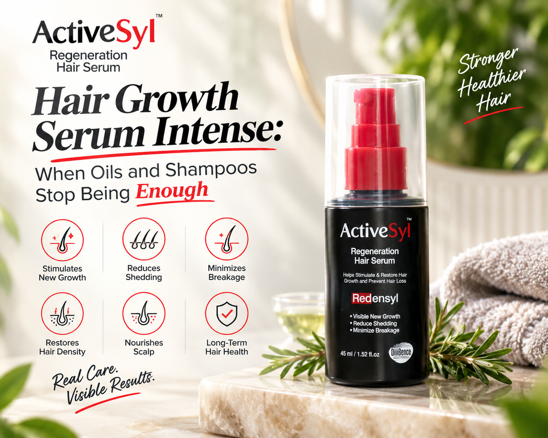 Hair Growth Serum Intense: When Oils and Shampoos Stop Being Enough - ActiveSyl Hair Regenerative Serum