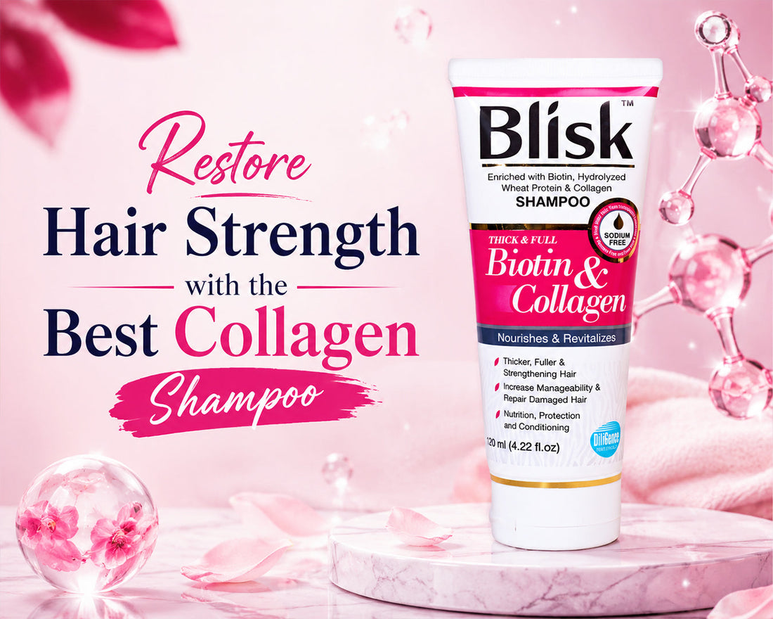 Restore Hair Strength with the Best Collagen Shampoo - Blisk Biotin Collagen Shampoo
