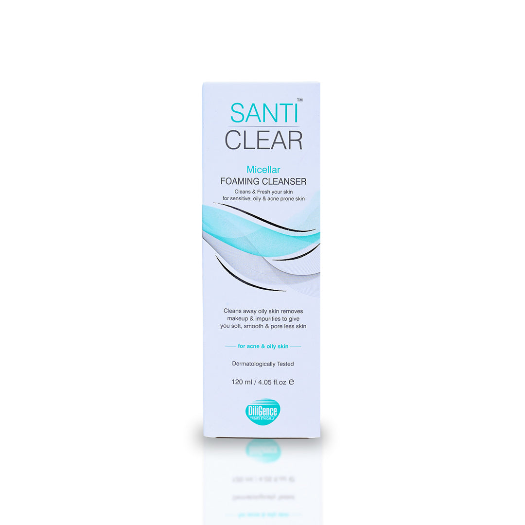 Which Skin Cleanser Is Best for Oily Skin in Pakistan? - SANTI CLEAR Micellar Foaming Cleanser