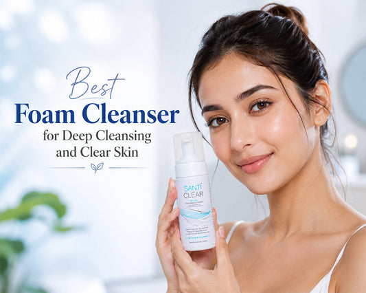 Best Foam Cleanser for Deep Cleansing and Clear Skin - SANTI CLEAR Micellar Foaming Cleanser