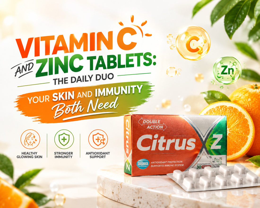 Vitamin C and Zinc Tablets: The Daily Duo Your Skin and Immunity Both Need - Citrus Z Tablets