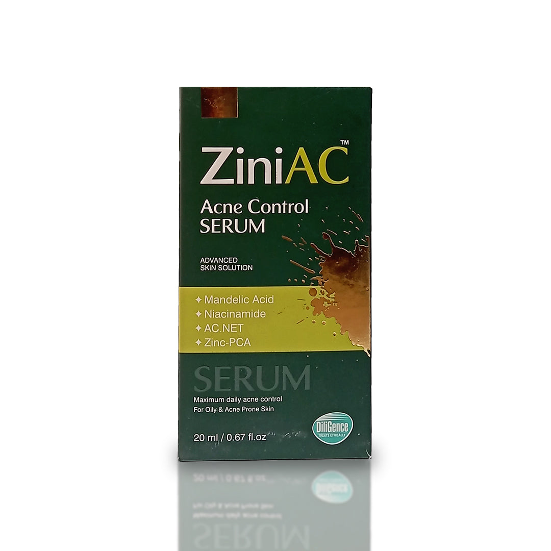 Acne Serum That Clears Breakouts, Fades Dark Spots and Restores Skin Confidence - ZiniAC Acne Control Serum