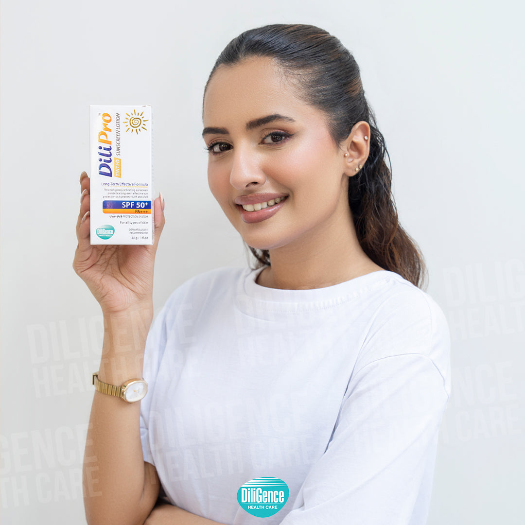 DiliPro TINTED Sunscreen Lotion